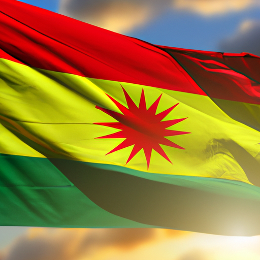 Kurdistan-Flagge