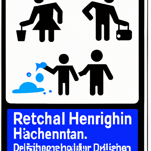Schild Hygieneregeln