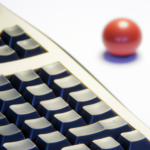 Tastatur mit Trackball