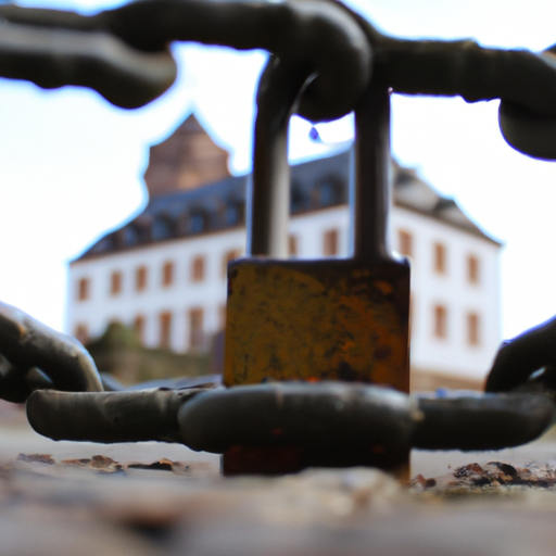 Rahmenschloss mit Kette