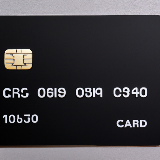 Schwarze Kreditkarte