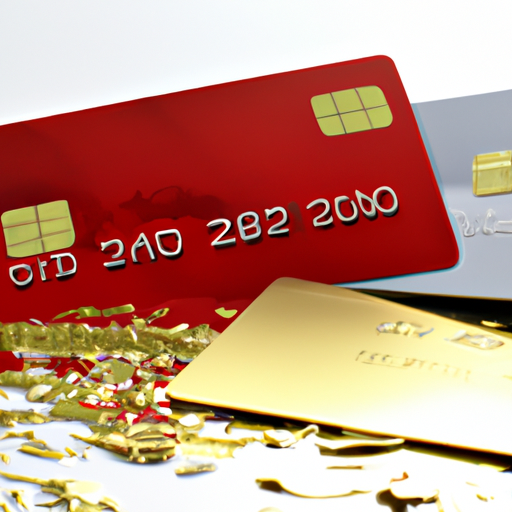 einfache und goldene Kreditkarten