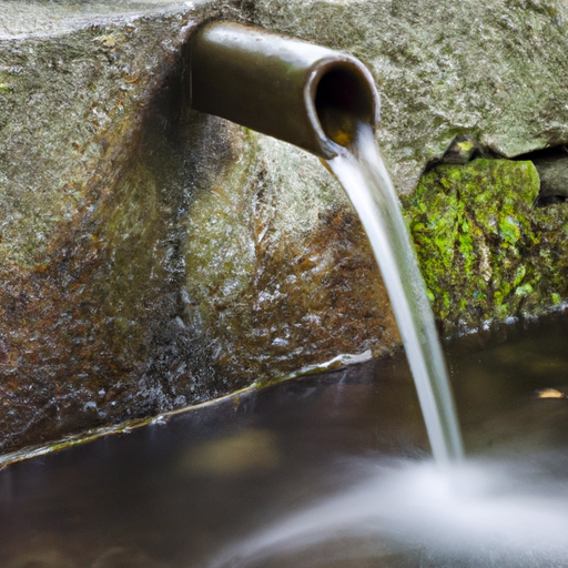 Wasserfall-Wasserhahn