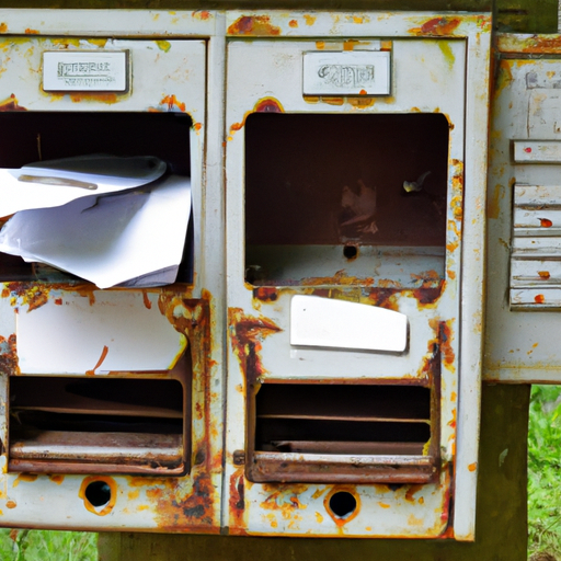 Ausgefallener Briefkasten
