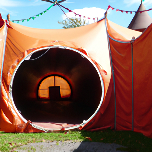 Spielzelt mit Tunnel