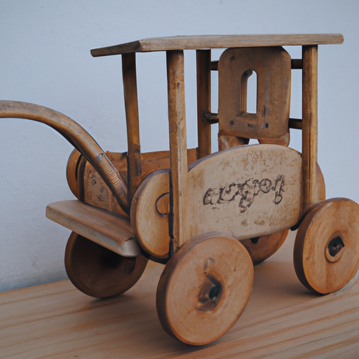 Puppenwagen Holz