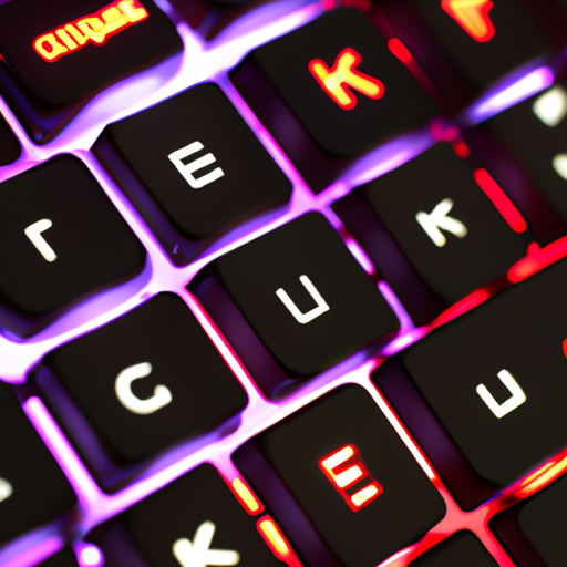 Keyboard mit Leuchttasten