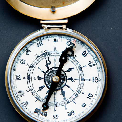 Uhr mit Kompass