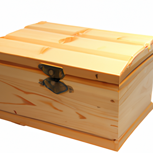 Holzkiste mit Deckel